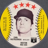 1977 Chilly Willee Discs  # Carl Yastrzemski Baseball Card