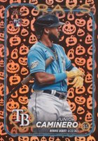 2024 Topps Update #US223 Junior Caminero Jack O' Lantern Baseball Card