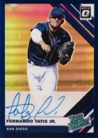 2019 Panini Donruss Optic Rated Prospects Signatures #FT Fernando Tatis Jr. Light Blue Baseball Card