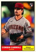 2023 Topps Transcendent VIP Party Through the Years Reproduction 2023 Rookies #1961 Corbin Carroll Variation Baseball Card