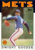 1986 Topps #250 Dwight Gooden Baseball Card