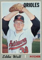 1970 Topps #497 Eddie Watt Baseball Card