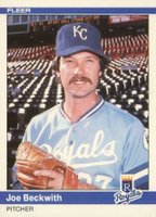 1984 Fleer Update #U-10 Joe Beckwith Baseball Card