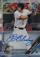 2019 Bowman Draft Chrome Draft Picks Autograph #CDAJJB J.J. Bleday Baseball Card