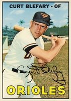 1967 Topps #180 Curt Blefary Baseball Card