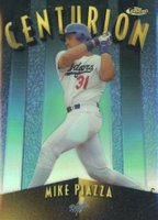 1998 Finest Centurion #C14 Mike Piazza Refractor Baseball Card