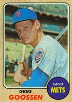 1968 Topps #386 Greg Goossen Baseball Card