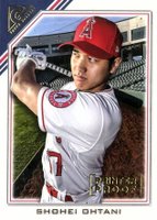 2022 Topps Gallery #190 Shohei Ohtani Printer Proof Baseball Card