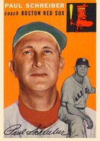 1954 Topps #217 Paul Schreiber Baseball Card