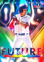 2021 Bowman's Best Future Vibrance #BFV16 Blaze Jordan Lava Refractor Baseball Card