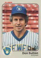 1983 Fleer #47 Don Sutton Baseball Card