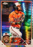2023 Topps Chrome #68 Cedric Mullins Prism Refractor Baseball Card