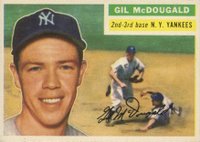 1956 Topps #225 Gil McDougald Baseball Card