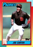 1990 Topps Traded Tiffany #20T Joe Carter Baseball Card