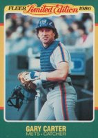 1986 Fleer Limited Edition #10 Gary Carter Baseball Card