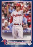 2022 Topps Update #US224 Bryson Stott Royal Blue Baseball Card