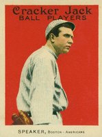1915 Cracker Jack #65 Tris Speaker Baseball Card