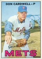 1967 Topps #555 Don Cardwell Baseball Card