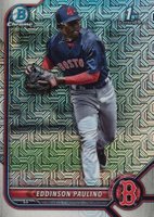 2022 Bowman Mega Box Chrome #175 Eddinson Paulino Baseball Card