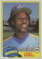 1981 Topps #817 Lenny Randle Traded Baseball Card