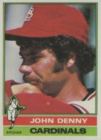 1976 Topps #339 John Denny Baseball Card