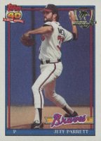 1991 Topps Desert Shield #56 Jeff Parrett Baseball Card