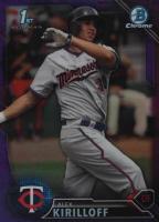 2016 Bowman Draft  #BDC90 Alex Kirilloff Chrome-Purple Refractor Baseball Card