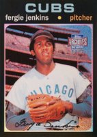 2002 Topps Archives Reserve #62 Fergie Jenkins 1971 Reprint Baseball Card