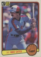 1983 Donruss #114 Mike Gates Baseball Card