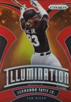 2020 Panini Prizm Illumination #I3 Fernando Tatis Jr. Red Prizm Baseball Card