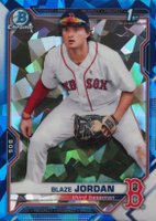 2021 Bowman Sapphire Edition Chrome Prospects #BCP71 Blaze Jordan Baseball Card