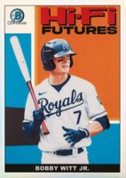 2022 Bowman Chrome Hi-FI Futures #HIFI5 Bobby Witt Jr. Baseball Card