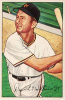 1952 Bowman #178 Dave Williams Baseball Card
