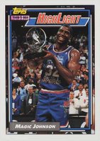 1992 Topps #2 Magic Johnson Basketball Card