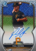 2023 Bowman Draft Chrome Prospect Autograph #CDAPS Paul Skenes HTA Choice Baseball Card