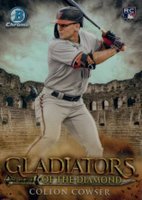 2024 Bowman Chrome Gladiators of the Diamond #5 Colton Cowser Baseball Card