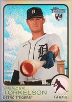 2022 Topps Heritage #531 Spencer Torkelson Chrome Baseball Card
