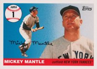 2006 Topps Mantle Home Run History #1 Mickey Mantle Baseball Card