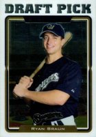 2005 Topps Chrome Updates & Highlights #UH198 Ryan Braun Baseball Card