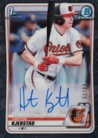 2020 Bowman Draft Chrome Draft Picks Autographs #CDAHK Heston Kjerstad Black Refractor Baseball Card