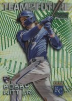 2022 Topps Stadium Club Chrome Team of the Future #TOF7 Bobby Witt Jr. Green Baseball Card