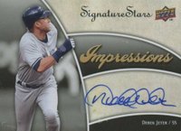 2009 Upper Deck Signature Stars Impressions Signatures #DJ Derek Jeter Baseball Card