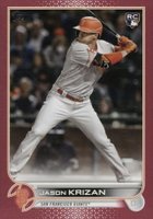 2022 Topps Update #US65 Jason Krizan Mother's Day Hot Pink Baseball Card