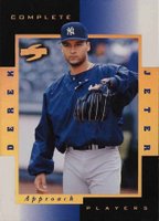 1998 Score Complete Players #3A Derek Jeter Gold Baseball Card