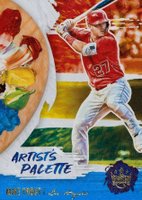 2020 Panini Diamond Kings Artist's Palette #AP6 Mike Trout Baseball Card