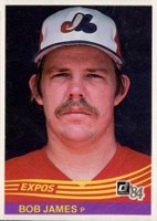 1984 Donruss #87 Bob James Baseball Card