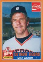 1985 Wendy's Tigers #22 Milt Wilcox Baseball Card