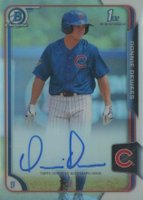 2015 Bowman Chrome Draft Pick Autograph #BCADD Donnie Dewees Refractor Baseball Card