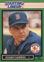 1989 Kenner Starting Lineup # Roger Clemens Baseball Card