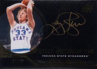 2011 Upper Deck Black Bio Scripts #BS-LA Larry Bird Basketball Card